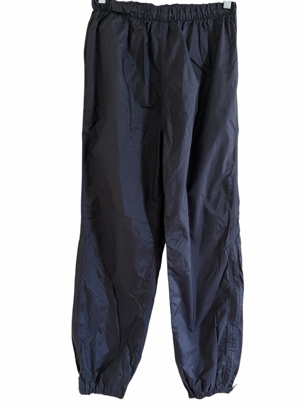 VINTAGE REI BLACK WATERPROOF RAIN PANTS Windbreaker Gorpcore Unisex Size Medium - Picture 4 of 13